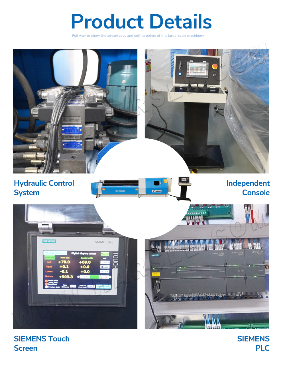 آلة التدحرج CNC