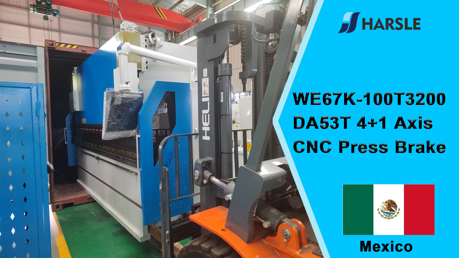 المكسيك- WE67K-100T3200 DA53T 4 + 1 محور آلة الثني CNC