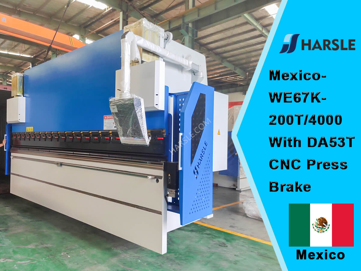 المكسيك WE67K-200T/4000 مع فرامل CNC DA53T