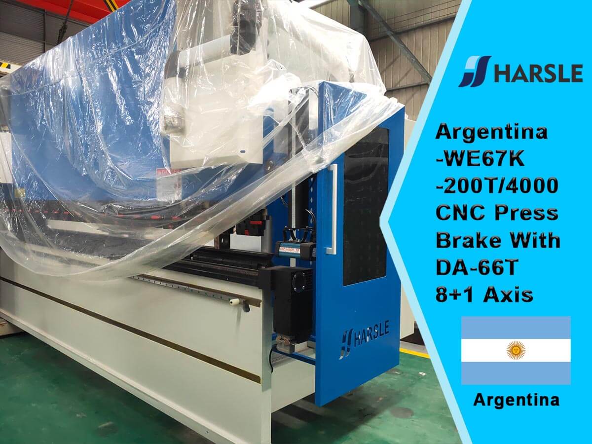 Argentina-WE67K-200T/4000 CNC Prake Brake مع DA-66T 8+1 محور