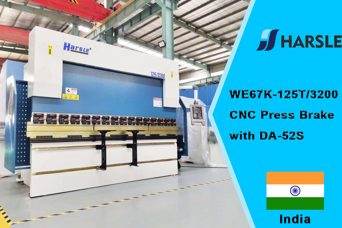 آلة الثني CNC India-WE67K-125T / 3200 مع DA52S