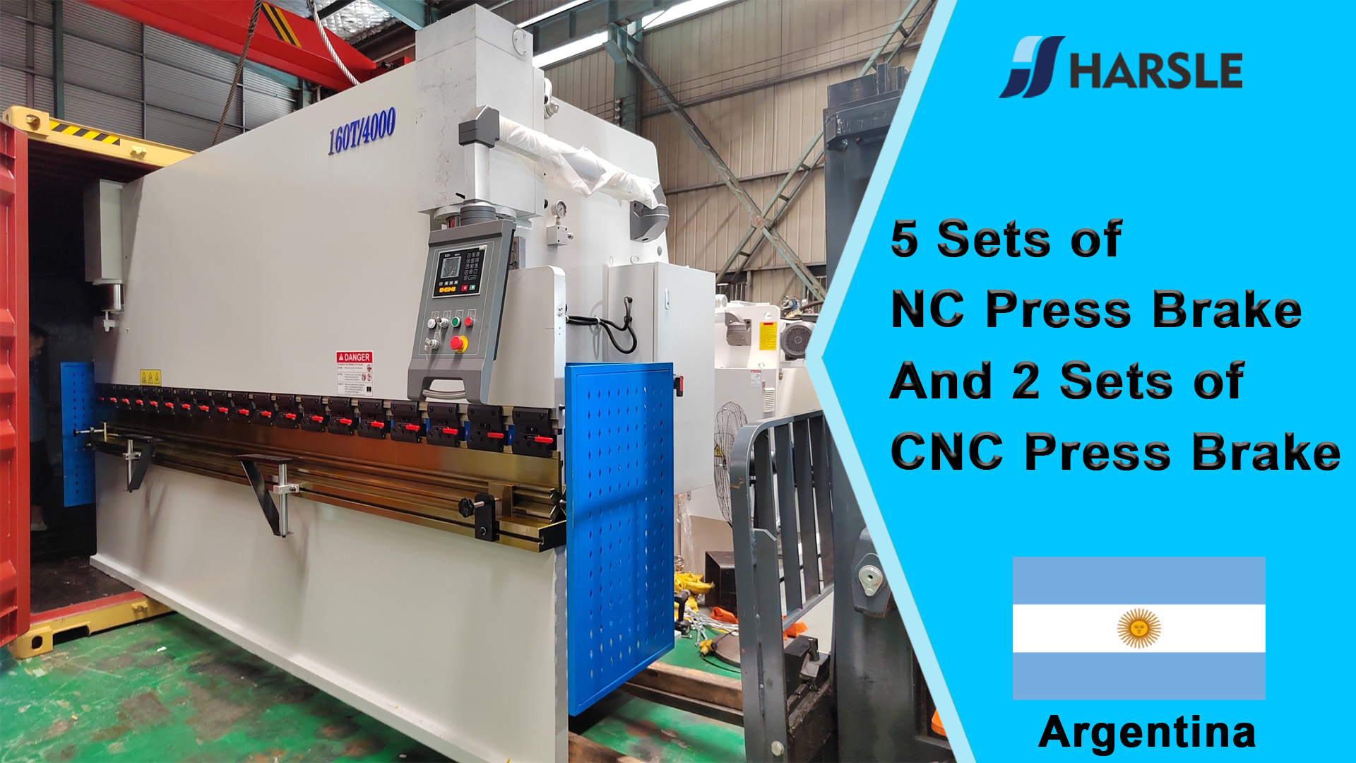 الأرجنتين -5 مجموعات من آلة الثني NC ومجموعة 2 من آلة الثني CNC