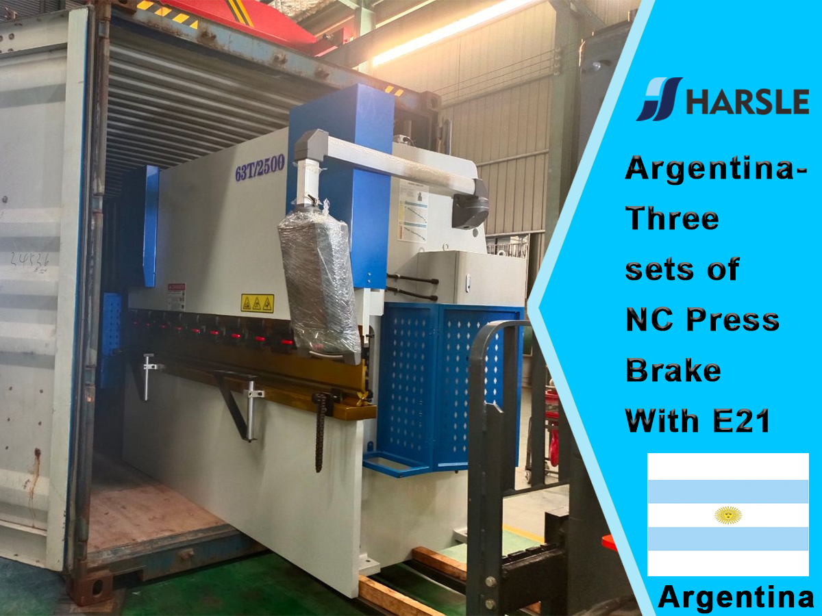 الأرجنتين-ثلاث مجموعات من NC Press Brake مع E21