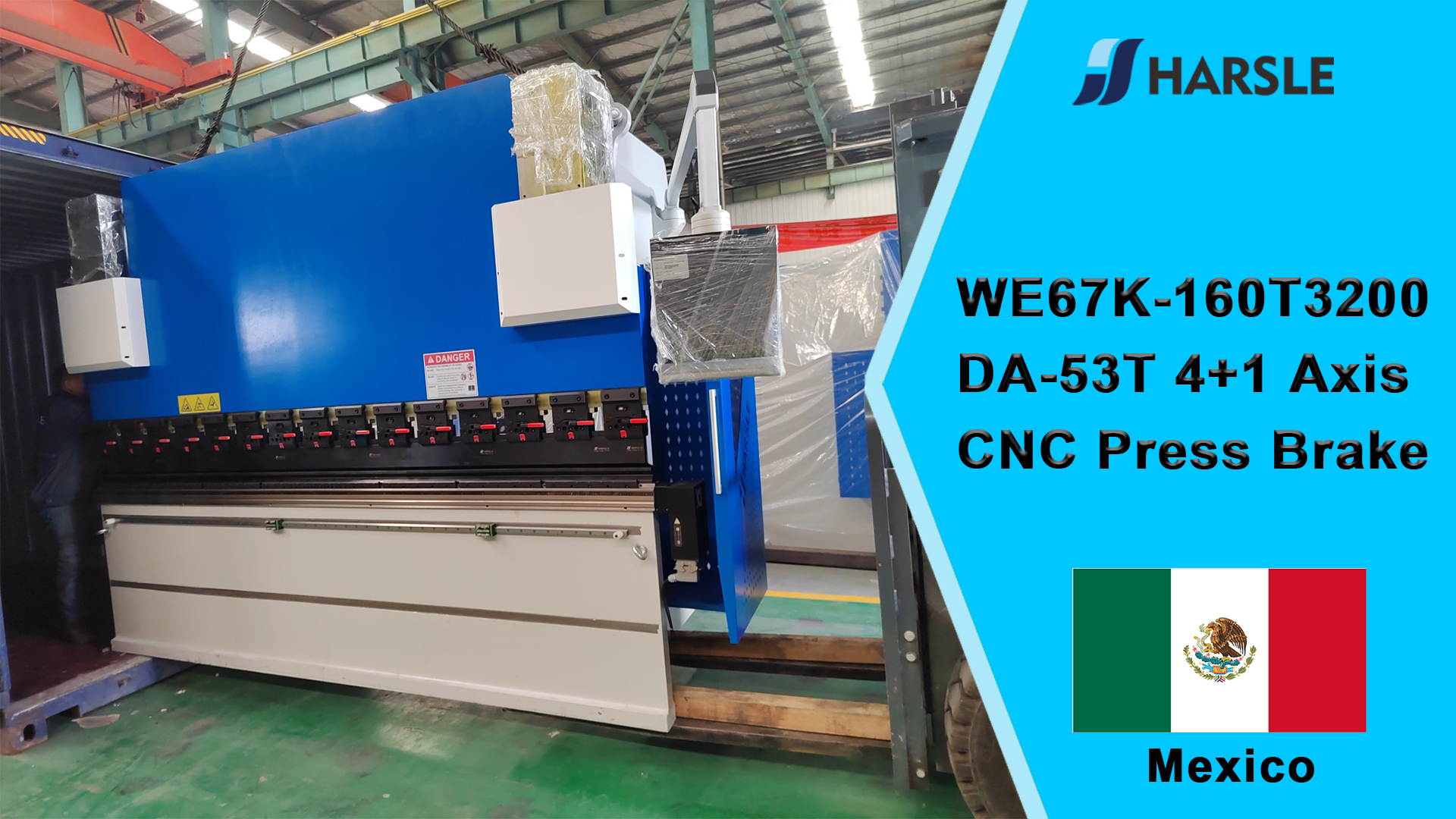 المكسيك- WE67K-160T3200 DA-53T 4 + 1 محور آلة الثني CNC