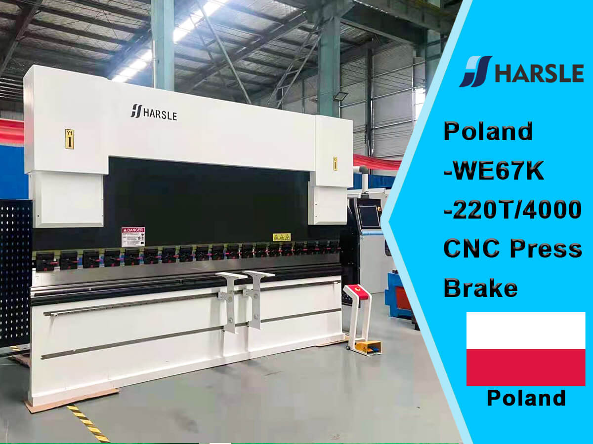 Poland-WE67K-220T/4000 CNC Prake Brake مع DA-66T ، 6+1 محور