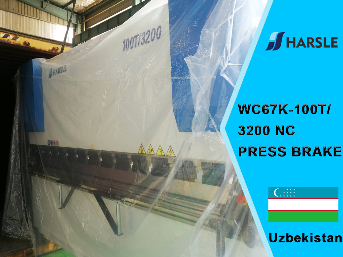 Uzbekistan-WC67K-100T / 3200 الفرامل الهيدروليكية الصحافة