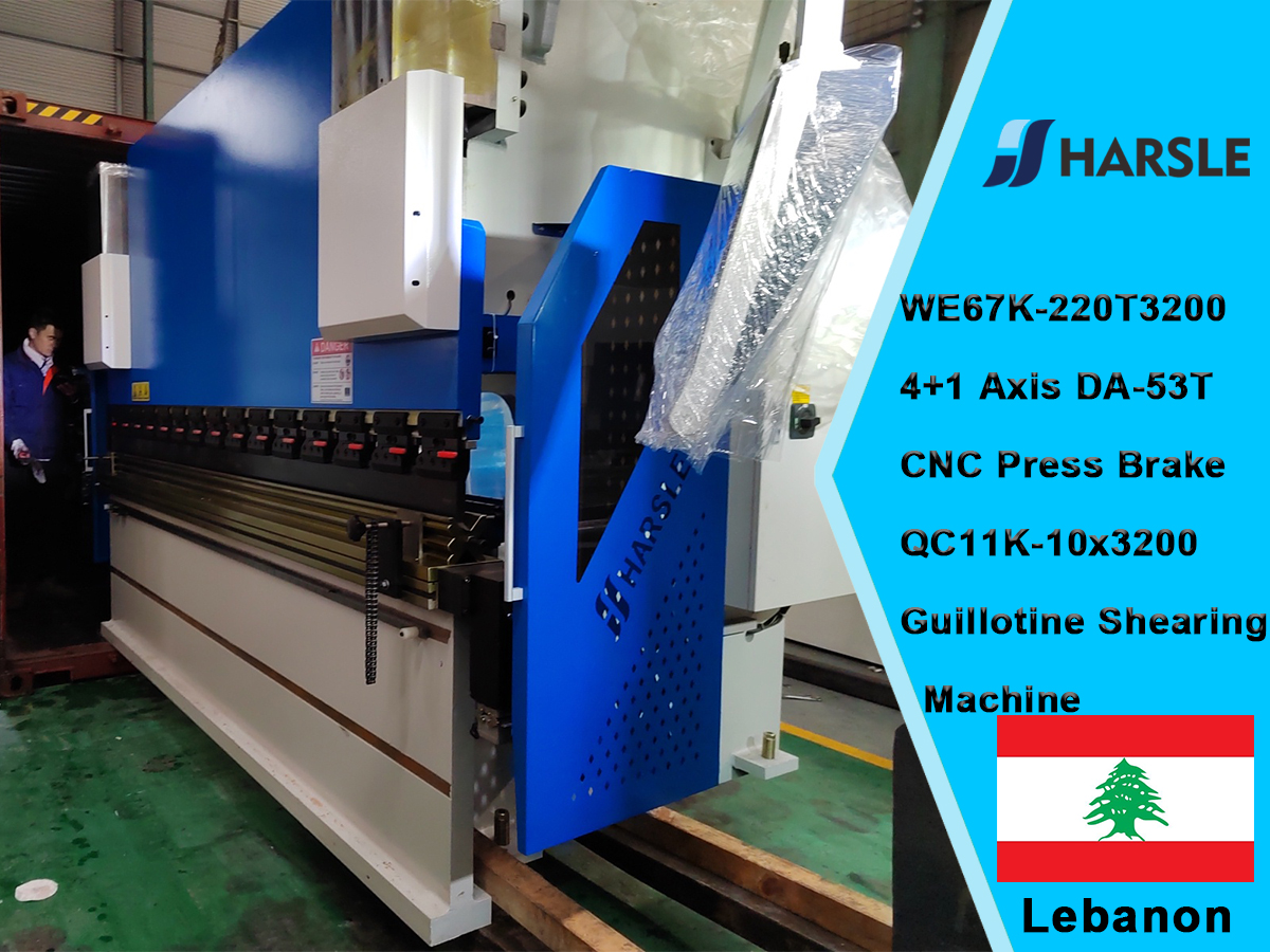 لبنان- WE67K-220T3200 4 + 1 محور DA-53T CNC Press Brake