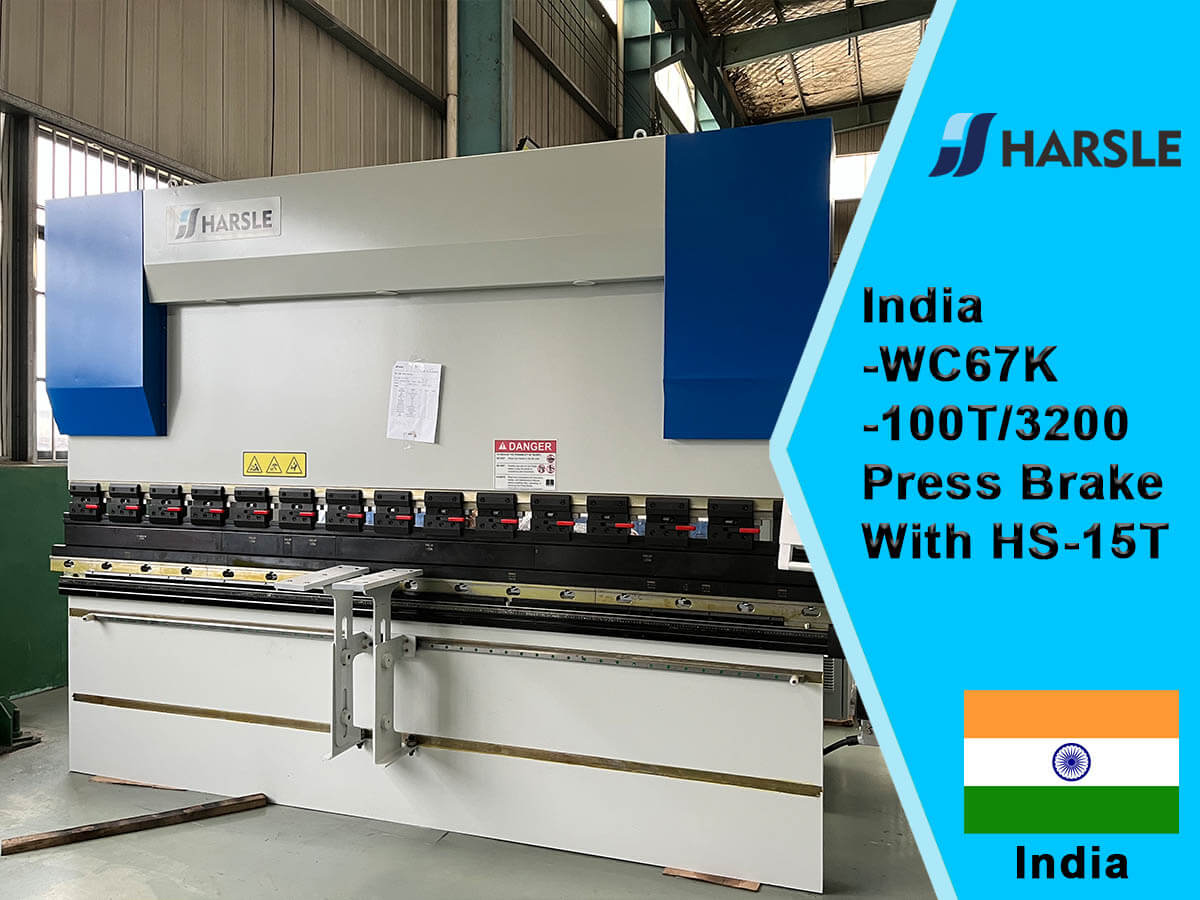 India-WC67K-100T/3200 Press Brake مع HS-15T