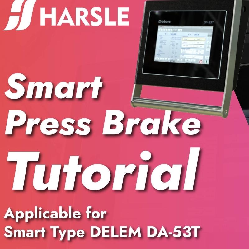 Smart Press Brake Machine Operation Tutorial De-DA-53T