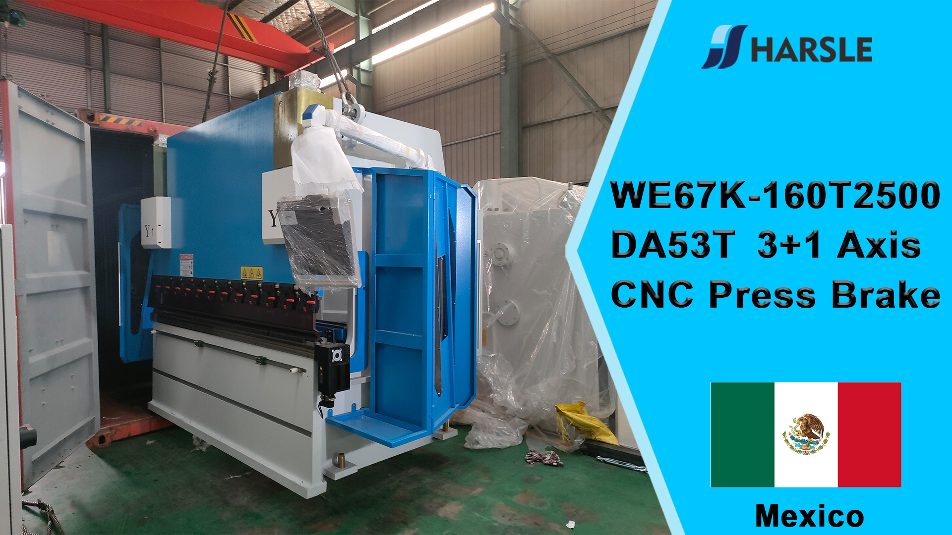 Mexico-WE67K-160T2500 DA53T 3+1 محور CNC للفرامل