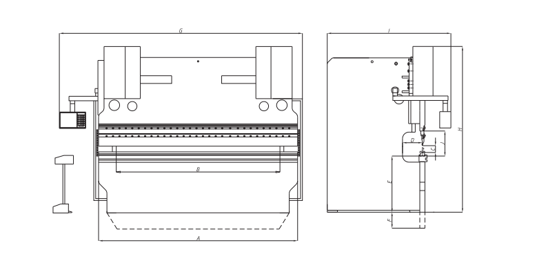 CNC الفرامل الهيدروليكية الصحافة آلة (2)