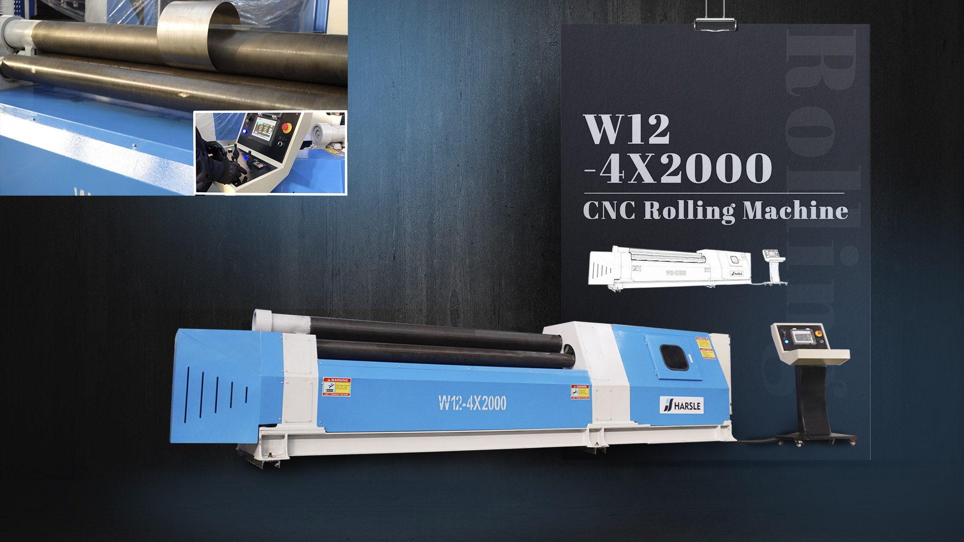 آلة التدحرج CNC