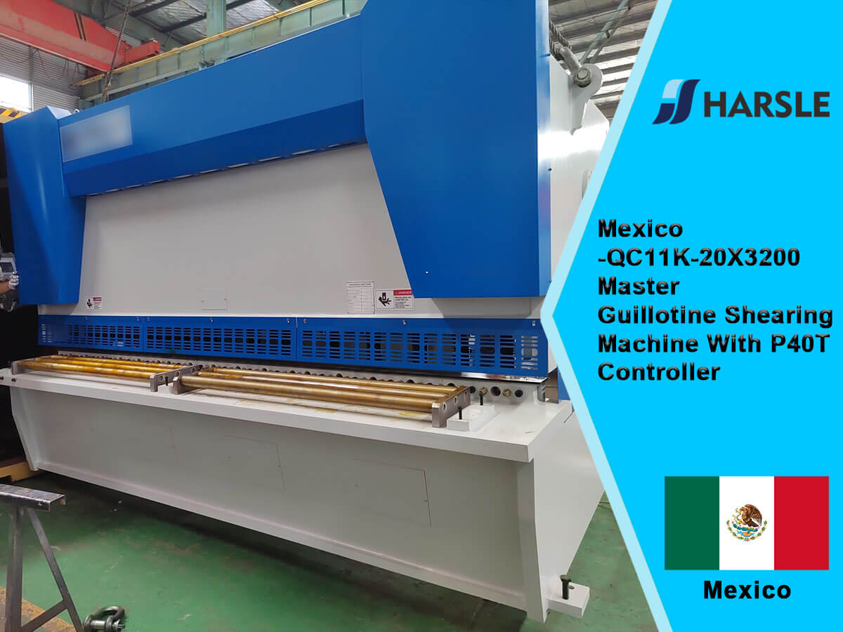 مكسيكو-QC11K-20X3200 Master Guillotine Machine مع وحدة تحكم P40T