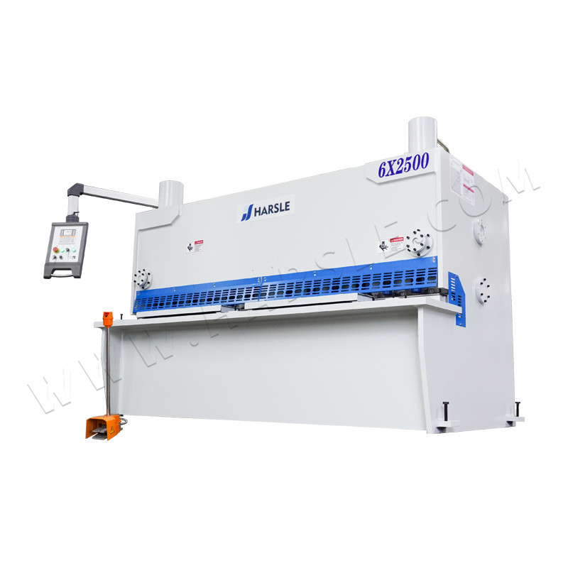 QC11K-6X2500 CNC Guillotine Shearing Machine مع ELGO P40 ودعم خلفي هوائي