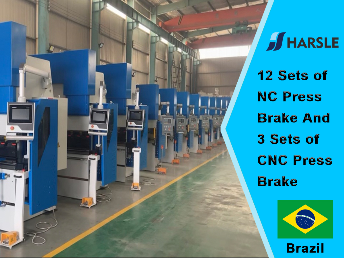 مجموعات البرازيل 12 من NC Press Brake و 3 مجموعات من CNC Press Brake