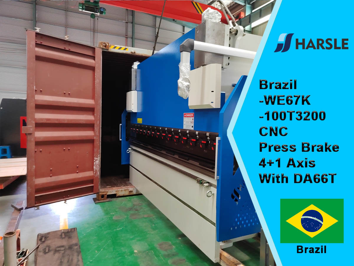 Brazil-WE67K-100T/3200 CNC PRAKE 4+1 محور مع DA66T