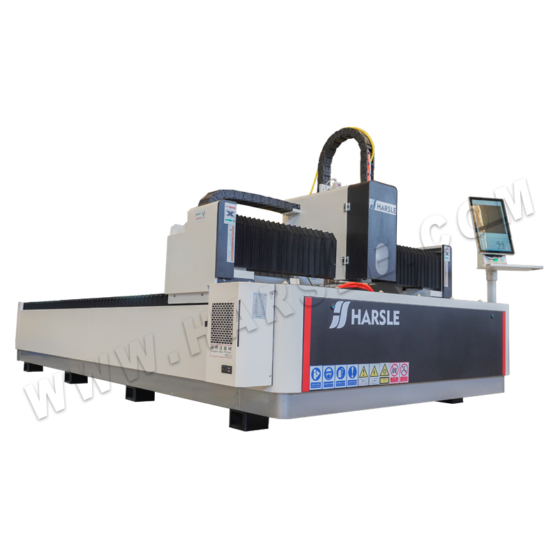 افتح آلة قطع الليزر الألياف CNC