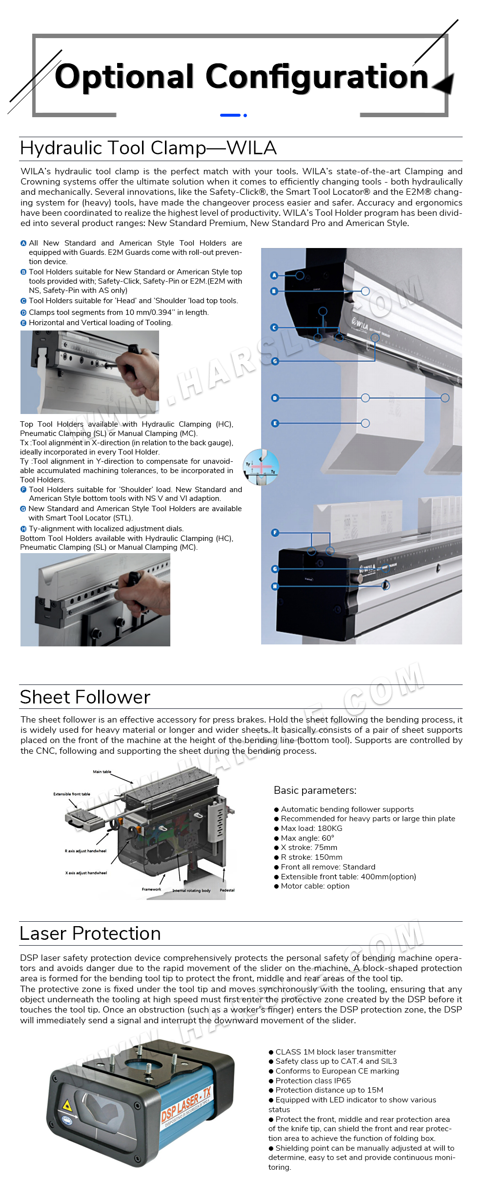 آلة الثني CNC العملاقة