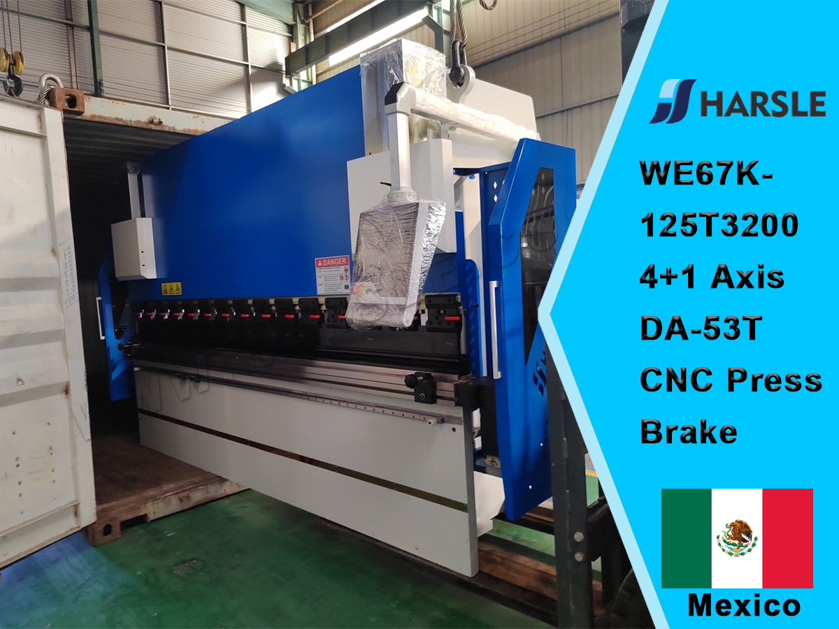 المكسيك- WE67K-125T3200 4 + 1 محور DA-53T CNC الصحافة الفرامل