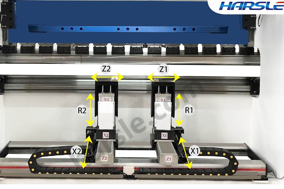 6 محاور CNC Press Brake Machine Backgauge