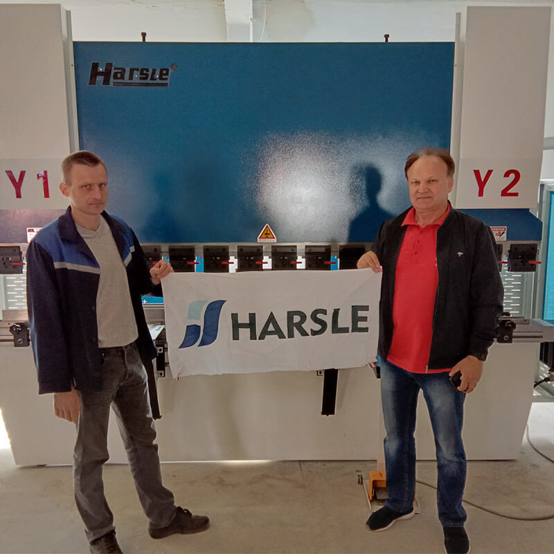 Harsle CNC Press Brake مع DA-58T في Belarus ، ملاحظات العملاء